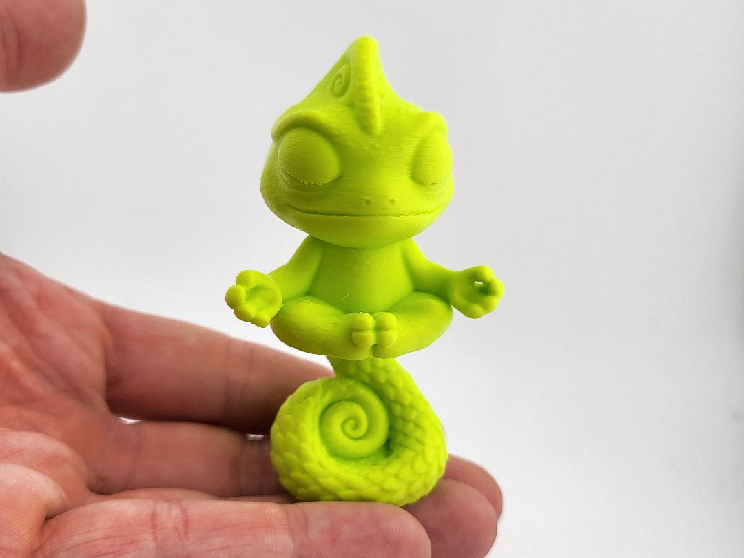 Zen Chameleon Yoga Cute Meditation Decor Kawaii — vue 1